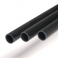 DPP™ Round Carbon Fibre Tube 2.0x1.0 x 1000 mm