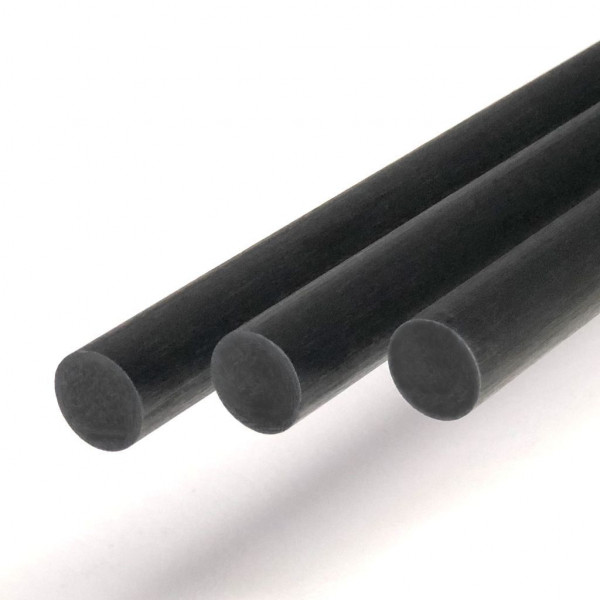 Round Carbon Fibre Rod 1.5 x 1000 mm