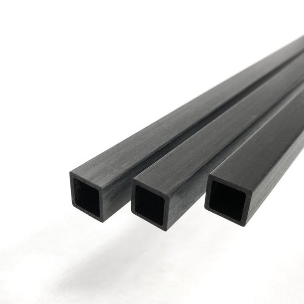 Carbon-Vierkant-Rohr 10,0x10,0 x 1000 mm CFK