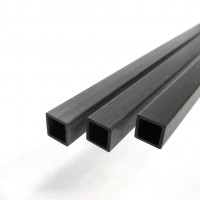Carbon-Vierkant-Rohr 6,0x6,0 x 1000 mm CFK