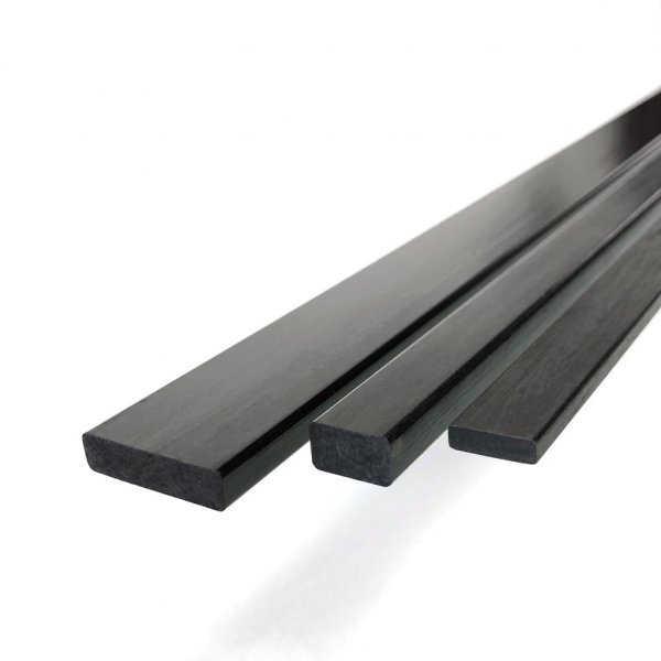 Square Carbon Fiber Rod 1.0x5.0 x 1000 mm CFRP